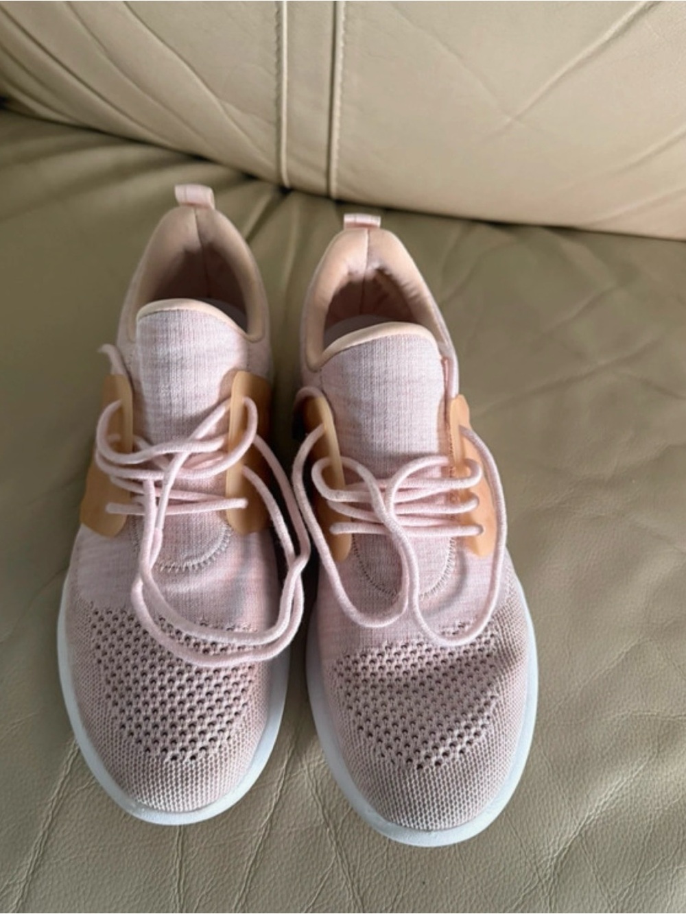 ALDO Light Pink Knit Sneakers - Size US 7 / EU
37.5